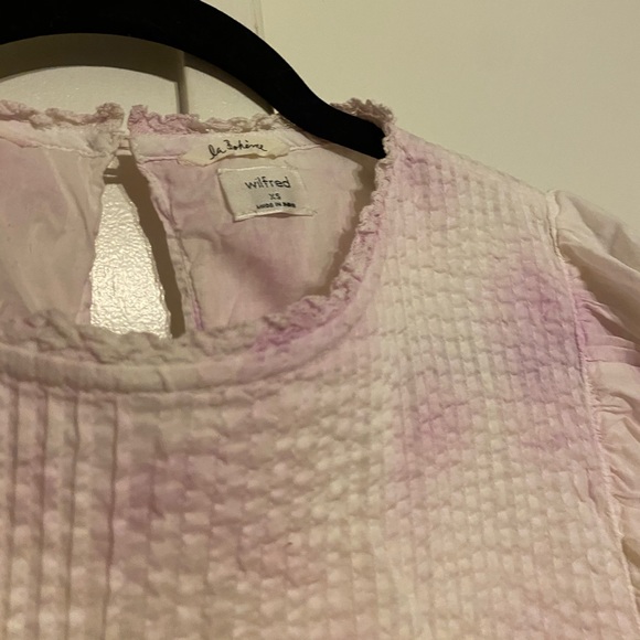 Aritzia- Wilfred La Boheme Elia Tie Dye Mini Dress - XS - Picture 9 of 11